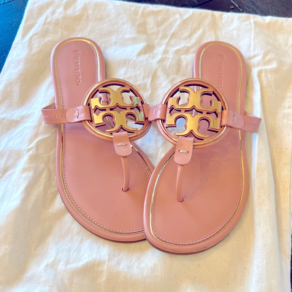 Tory Burch Pink Miller Sandals